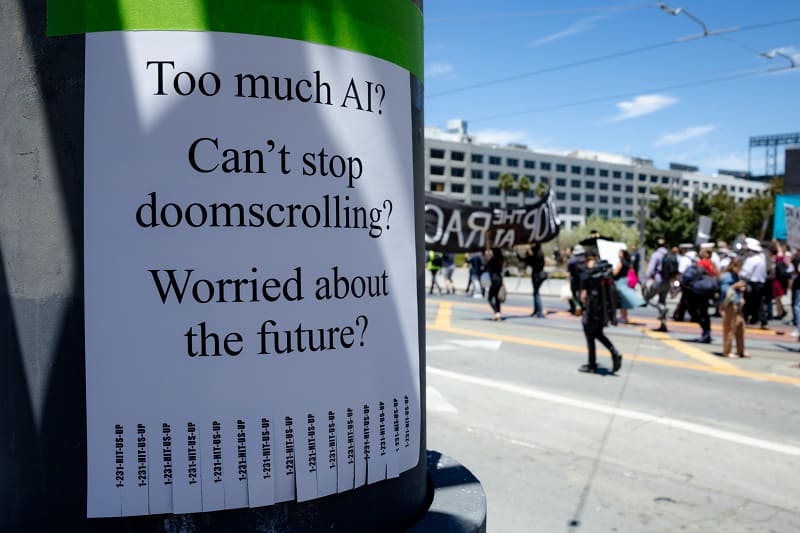 San Francisco AI Protest Draws 200 People Calling for Global Pause on Advanced Models