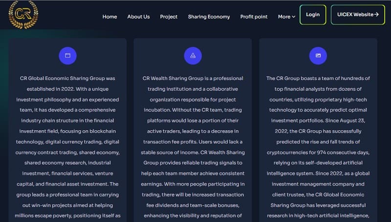 CR Global Economic Sharing Group Scam Analysis: Fake Professors, Guaranteed Returns, and Regulatory Red Flags