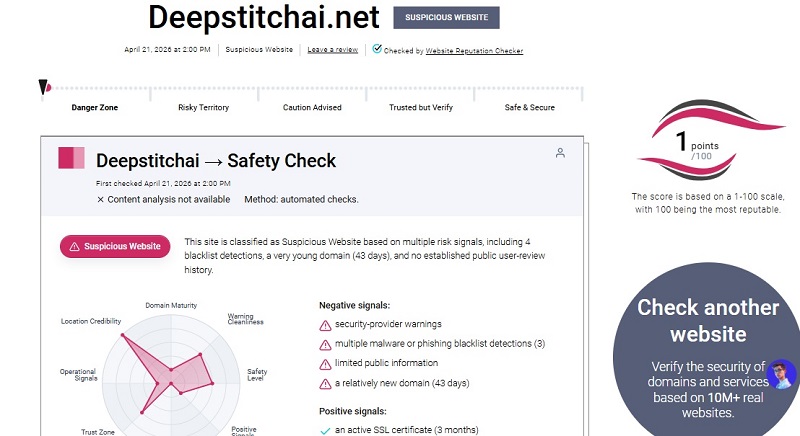 Deepstitch AI / DeepSnitch AI: Full Investigation of a Multi-Layer Crypto Presale Scam