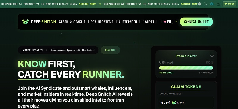 Deepstitch AI / DeepSnitch AI: Full Investigation of a Multi-Layer Crypto Presale Scam