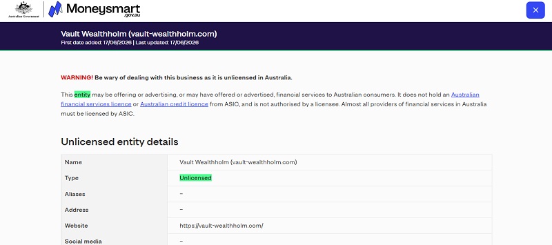 Vault Wealthholm Review: Inside the AI Deepfake Investment Scheme Using Fake Political Endorsements