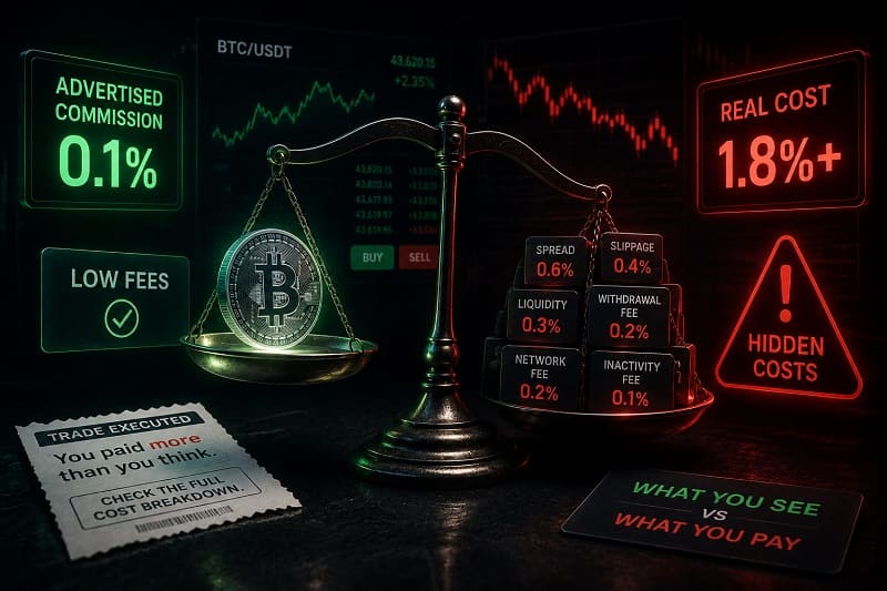The Real Price of a Crypto Trade: Why a Low Commission Can Be Misleading